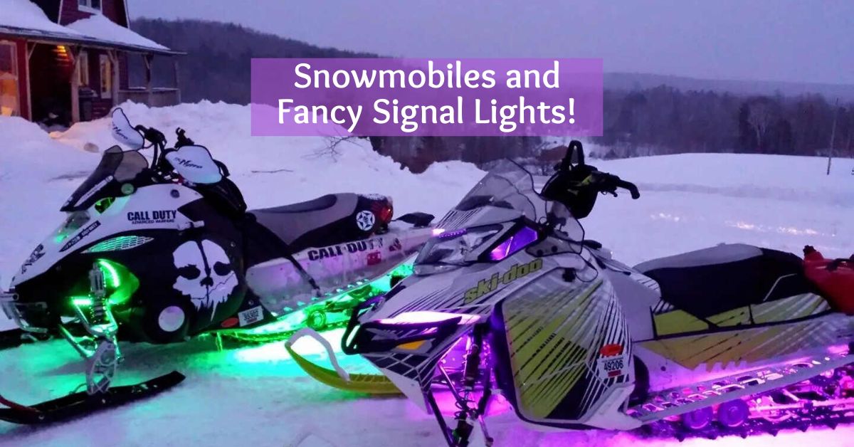 Snowmobile Signal Lights