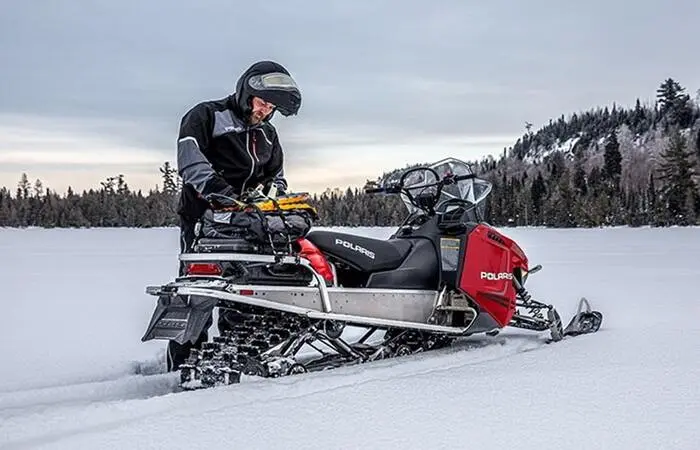Polaris Voyageur 155 11 Best Snowmobile For Ice Fishing
